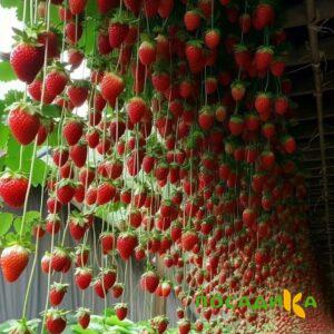 Клубника ампельная Анастасия купить по цене от 370р. в интернет-магазине «Посадика» с доставкой почтой в в Шуяе и по всей России – [изображение №1].