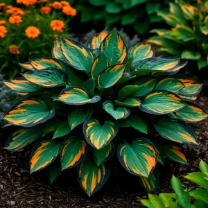 Хоста Бархатный Полог купить по цене от 560р. в интернет-магазине «Посадика» с доставкой почтой в в Шуяе и по всей России – [изображение №1].