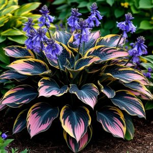 Хоста Пайн Эхо купить по цене от 699р. в интернет-магазине «Посадика» с доставкой почтой в в Шуяе и по всей России – [изображение №1].